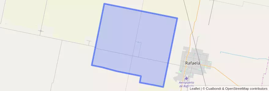 Mapa de ubicacion de Municipio de Presidente Roca.