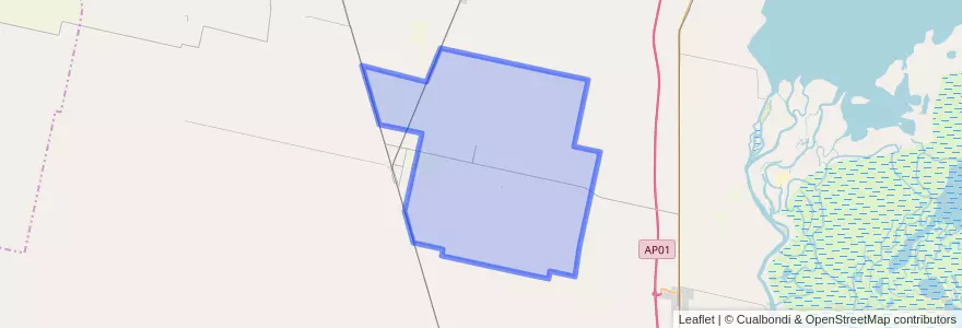 Mapa de ubicacion de Municipio de Pueblo Irigoyen.