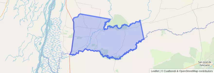 Mapa de ubicacion de Municipio de Pueblo Libertador.
