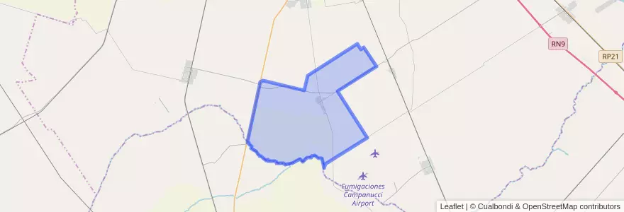 Mapa de ubicacion de Municipio de Pueblo Uranga.