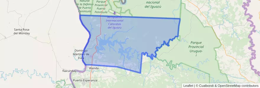 Mapa de ubicacion de Municipio de Puerto Libertad.