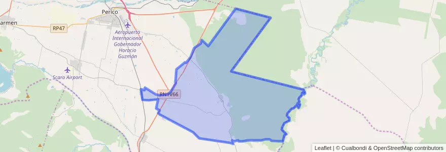 Mapa de ubicacion de Municipio de Puesto Viejo.