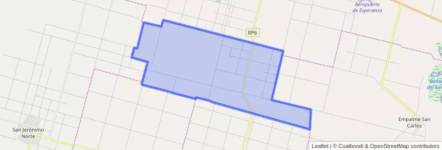 Mapa de ubicacion de Municipio de Pujato Norte.