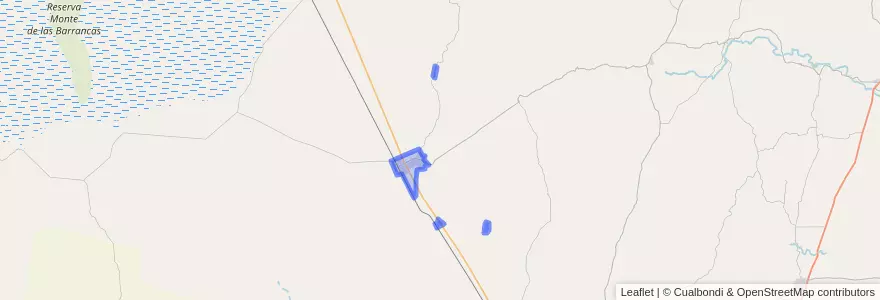 Mapa de ubicacion de Municipio de Quilino.