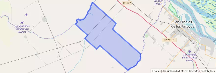 Mapa de ubicacion de Municipio de Rueda.