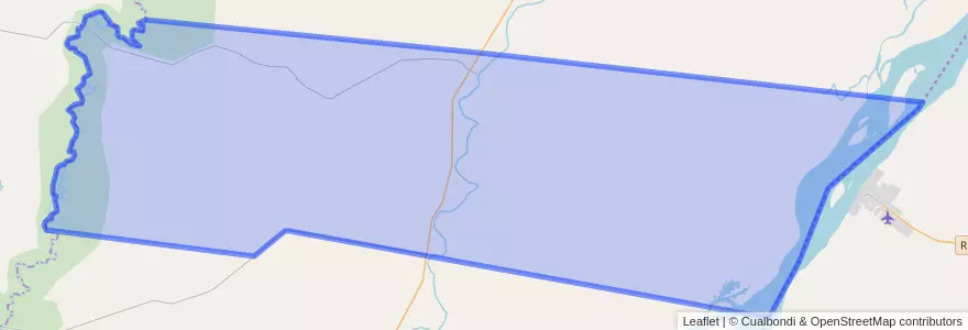 Mapa de ubicacion de Municipio de Saladero Mariano Cabal.