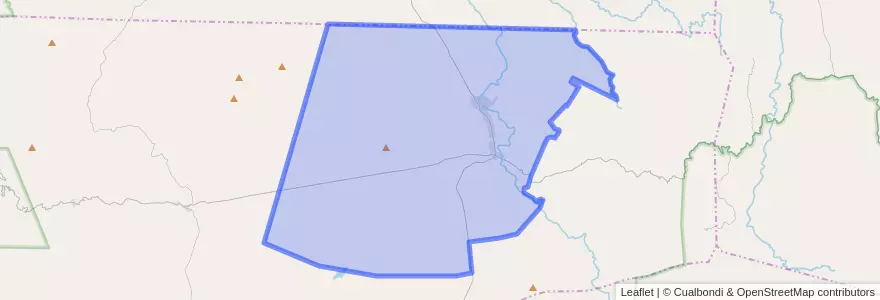 Mapa de ubicacion de Municipio de Salsacate.