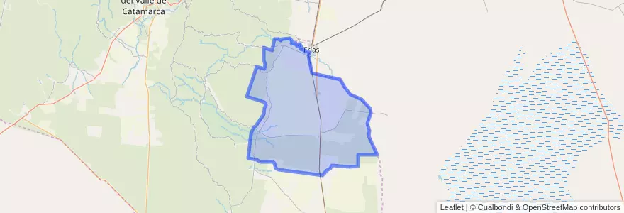 Mapa de ubicacion de Municipio de San Antonio.