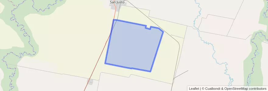Mapa de ubicacion de Municipio de San Bernardo.