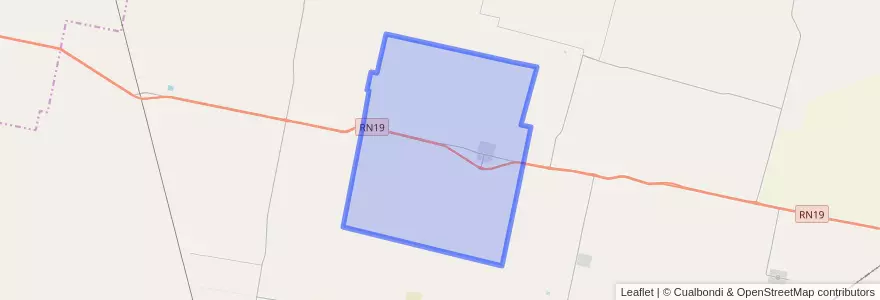 Mapa de ubicacion de Municipio de San Jerónimo del Sauce.