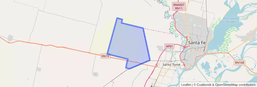 Mapa de ubicacion de Municipio de Colonia San José.