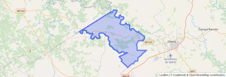 Mapa de ubicacion de Municipio de San Martín.
