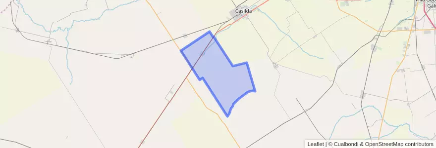 Mapa de ubicacion de Municipio de Sanford.