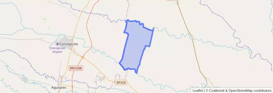 Mapa de ubicacion de Municipio de Santa Cruz y La Tuna.