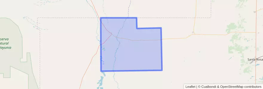 Mapa de ubicacion de Municipio de Santa Isabel.