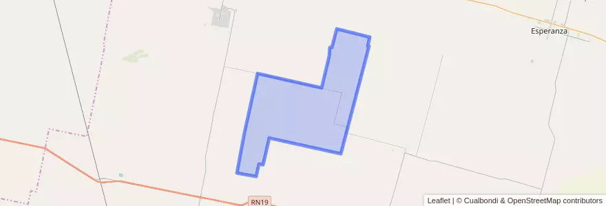 Mapa de ubicacion de Municipio de Santa María Norte.
