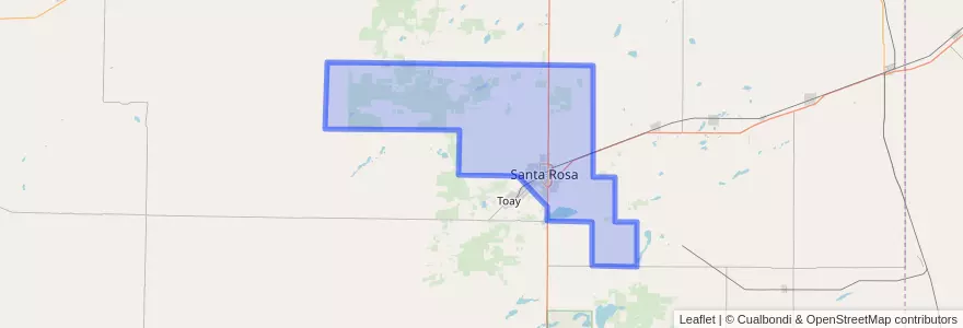 Mapa de ubicacion de Municipio de Santa Rosa.