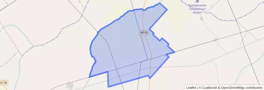 Mapa de ubicacion de Municipio de Santa Teresa.