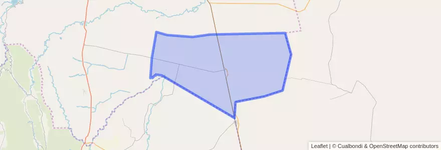 Mapa de ubicacion de Municipio de Taco Ralo.
