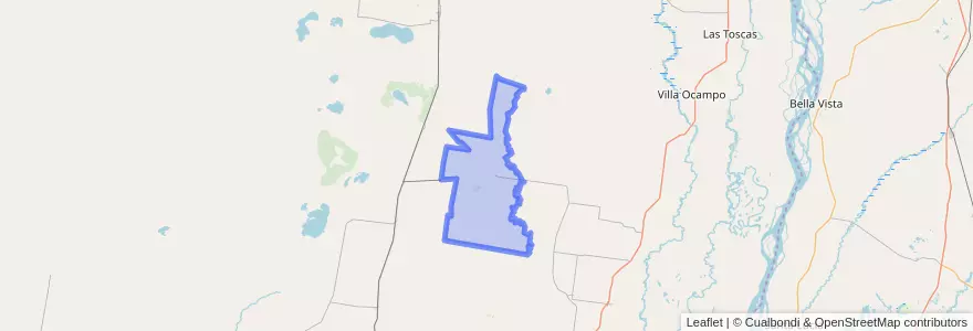 Mapa de ubicacion de Municipio de Tartagal.