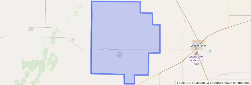Mapa de ubicacion de Municipio de Trenel.