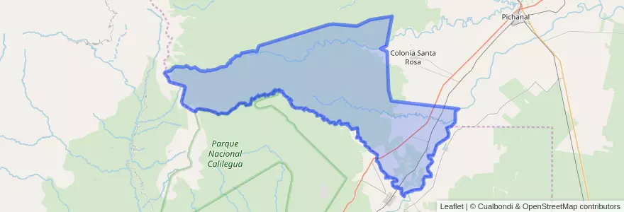 Mapa de ubicacion de Municipio de Urundel.