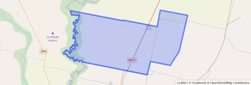 Mapa de ubicacion de Municipio de Videla.