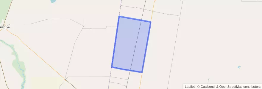 Mapa de ubicacion de Municipio de Villa Minetti.