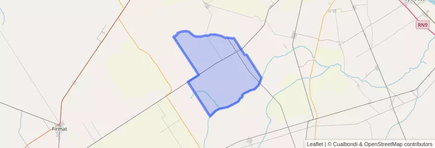 Mapa de ubicacion de Municipio de Villa Mugueta.