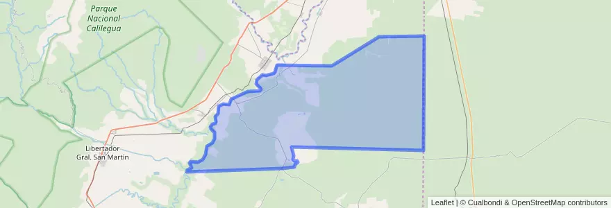 Mapa de ubicacion de Municipio de Vinalito.