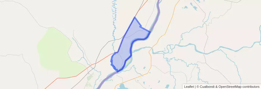 Mapa de ubicacion de Municipio de Yapeyú.