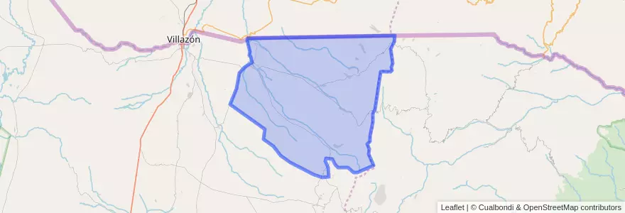Mapa de ubicacion de Municipio de Yavi.