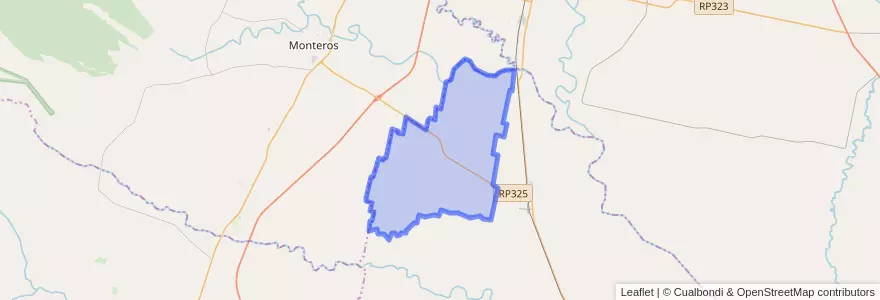 Mapa de ubicacion de Municipio de Yerba Buena.