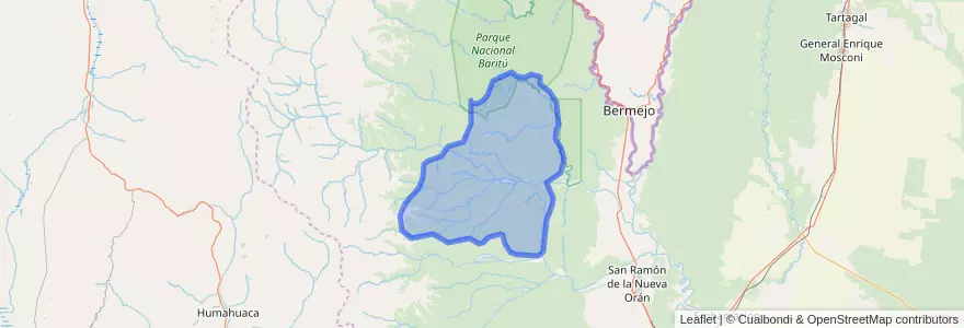 Mapa de ubicacion de Municipio Isla de Cañas.