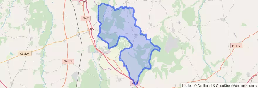 Mapa de ubicacion de Muñopedro.