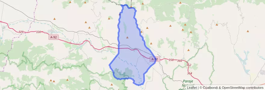Mapa de ubicacion de Nacimiento.