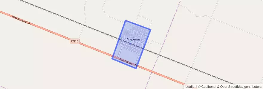 Mapa de ubicacion de Napenay.