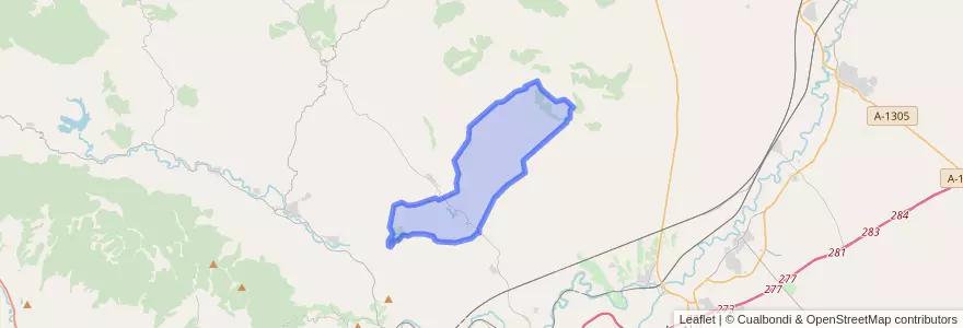 Mapa de ubicacion de Nigüella.
