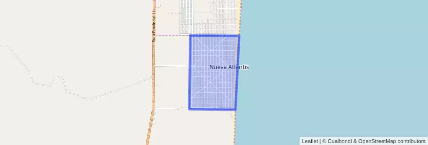 Mapa de ubicacion de Nueva Atlantis.