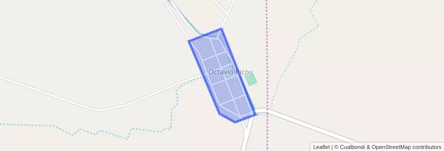Mapa de ubicacion de Octavio Pico.
