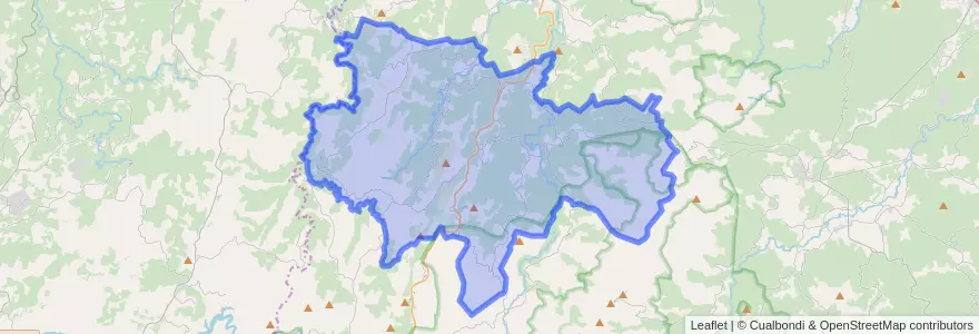 Mapa de ubicacion de Ourol.