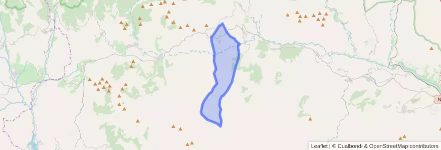 Mapa de ubicacion de Padules.