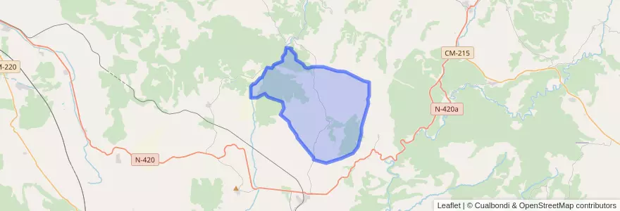 Mapa de ubicacion de Pajarón.