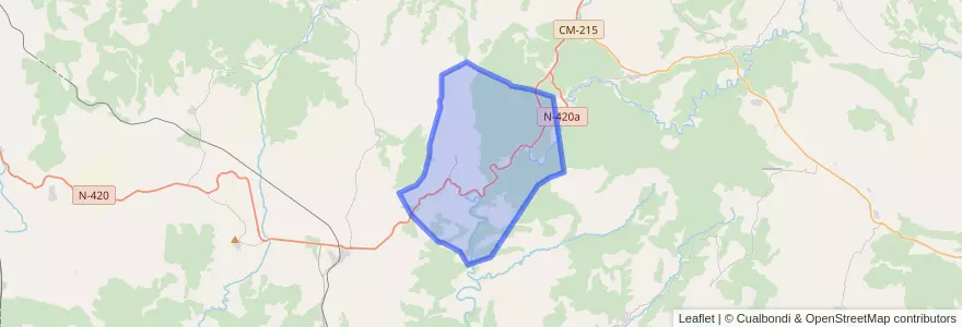Mapa de ubicacion de Pajaroncillo.