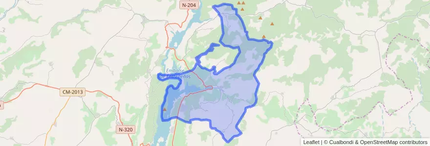 Mapa de ubicacion de Pareja.