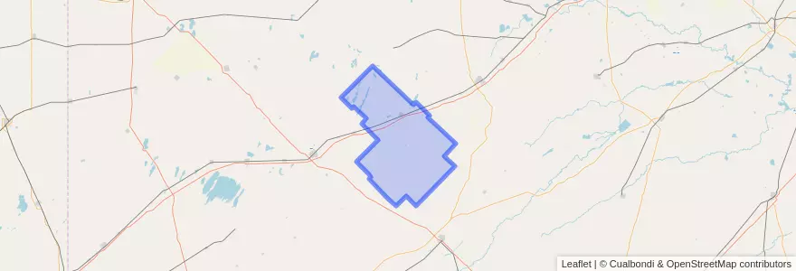 Mapa de ubicacion de Partido de Carlos Casares.