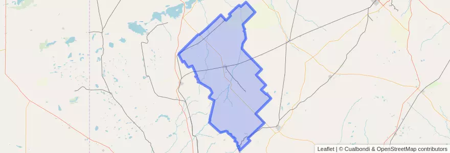 Mapa de ubicacion de Partido de Coronel Suárez.