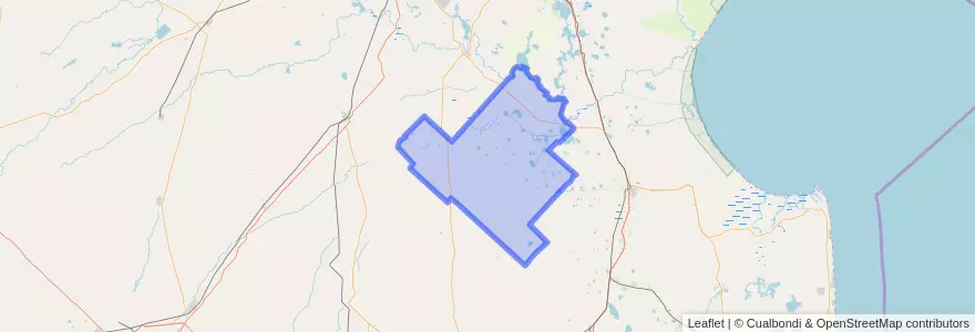 Mapa de ubicacion de Partido de Pila.
