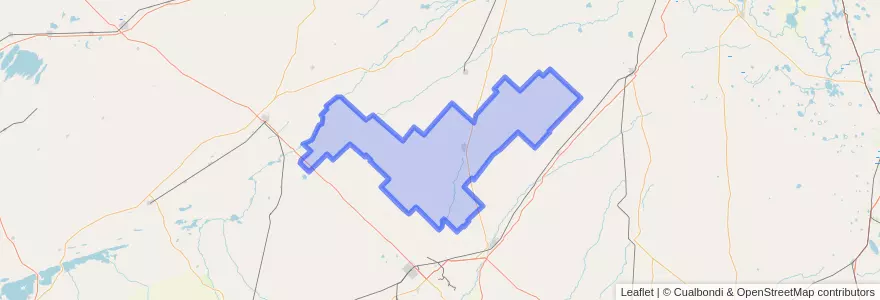 Mapa de ubicacion de Partido de Tapalqué.