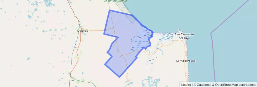 Mapa de ubicacion de Partido de Tordillo.